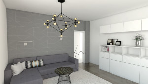 Gästezimmer grau